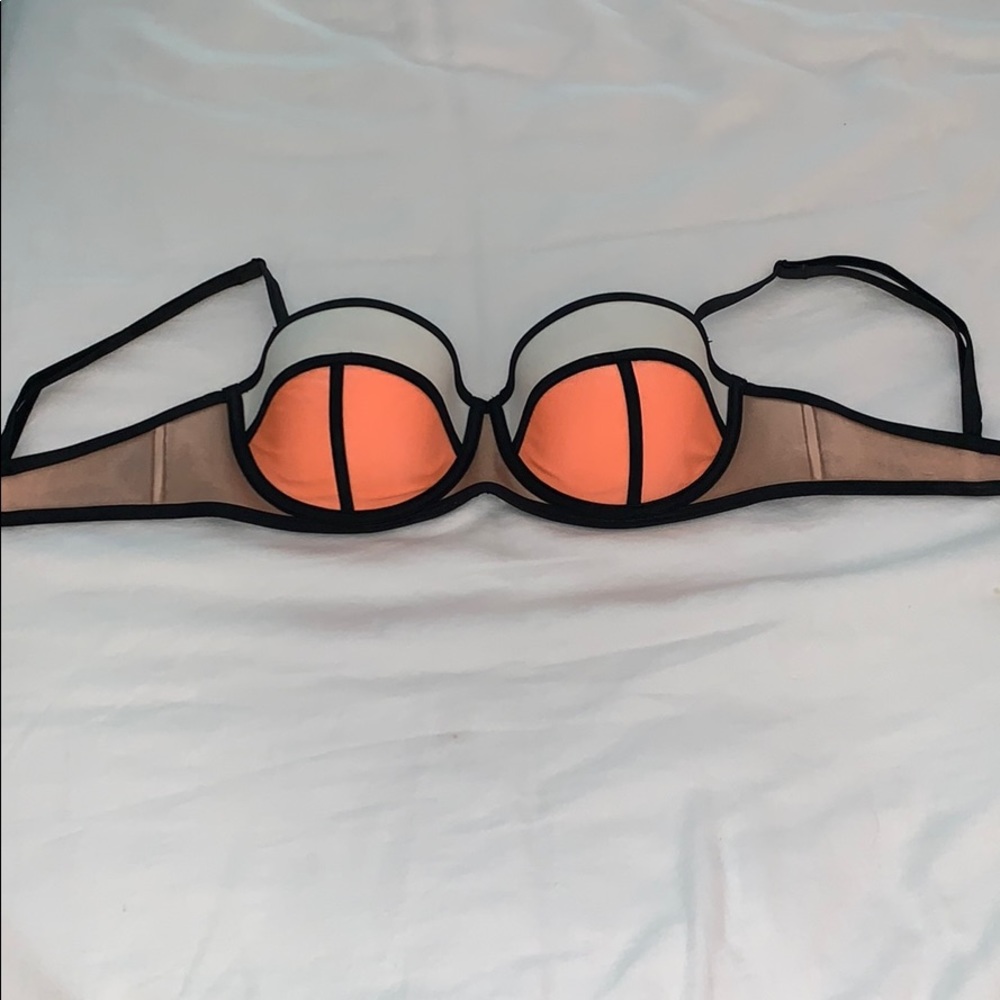 Triangl Metallic Bikini Top